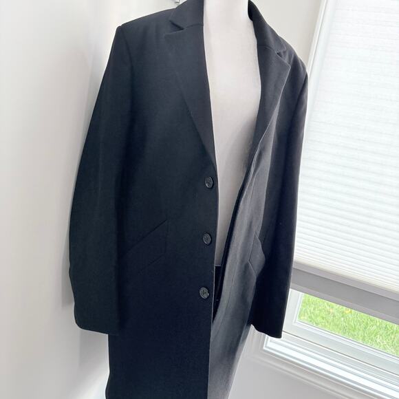 Zadig & Voltaire NWT $748 Marlyh Wool Noir Black Coat XXL Sz 48 Unisex Men Women - Picture 5 of 15